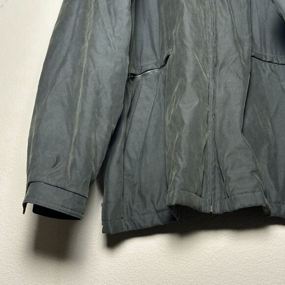 VTG Members Only Bomber Coat Jacket Men 3XLT Green Outerwear Retro Fall Winter - Picture 11 of 14